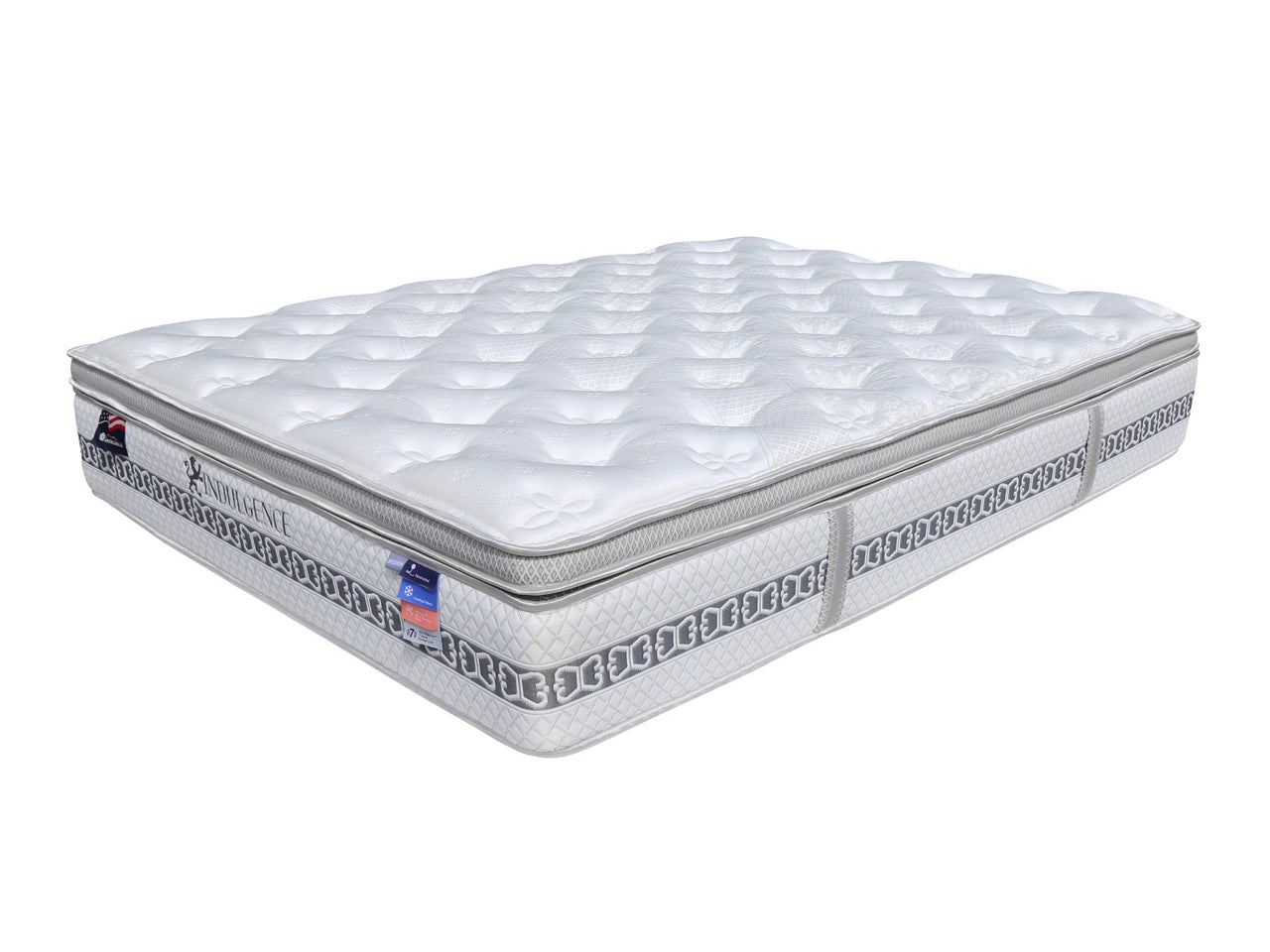 DOUBLE POSTURE INDULGENCE EURO TOP MATTRESS WITH AERO GEL MEMOMRY FOAM - MEDIUM