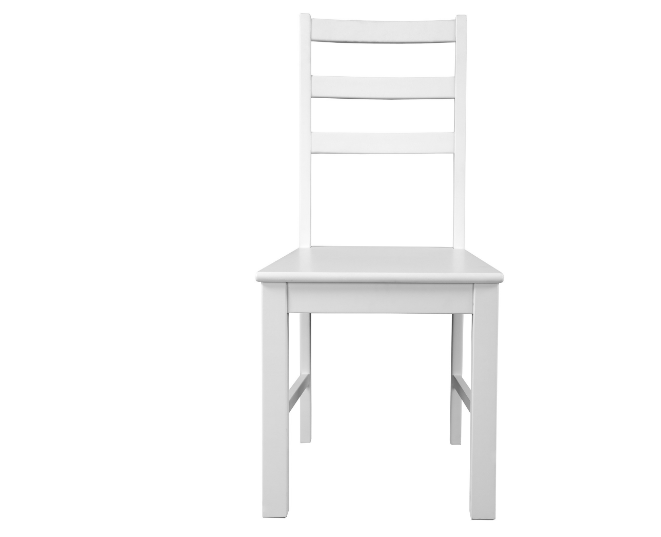 ROOSEVELT TIMBER DINING CHAIR - WHITE