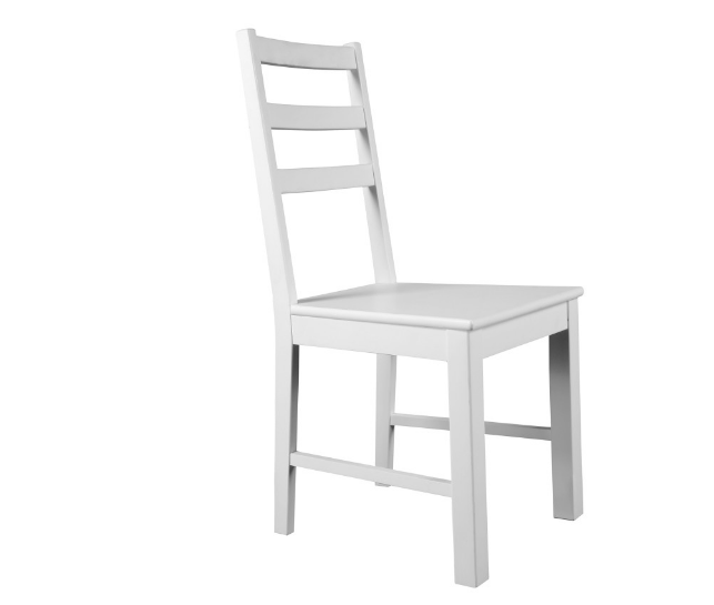 ROOSEVELT TIMBER DINING CHAIR - WHITE