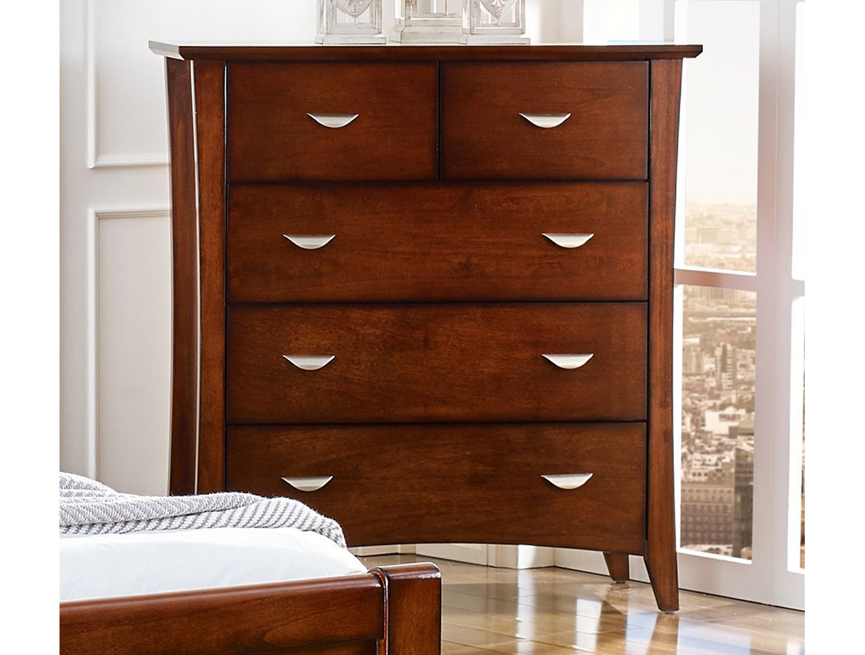 LISERLI (5209) SINGLE OR KING SINGLE 5 PIECE BEDROOM SUITE - AS PICTURED