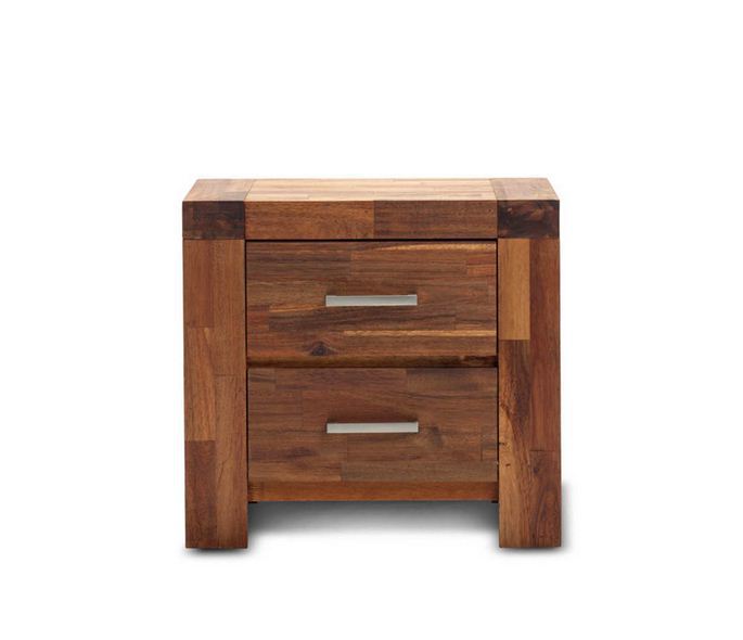 PHILLIPE DOUBLE OR QUEEN 4 PIECE (TALLBOY) BEDROOM SUITE - ACACIA  - JAVA RUSTIC