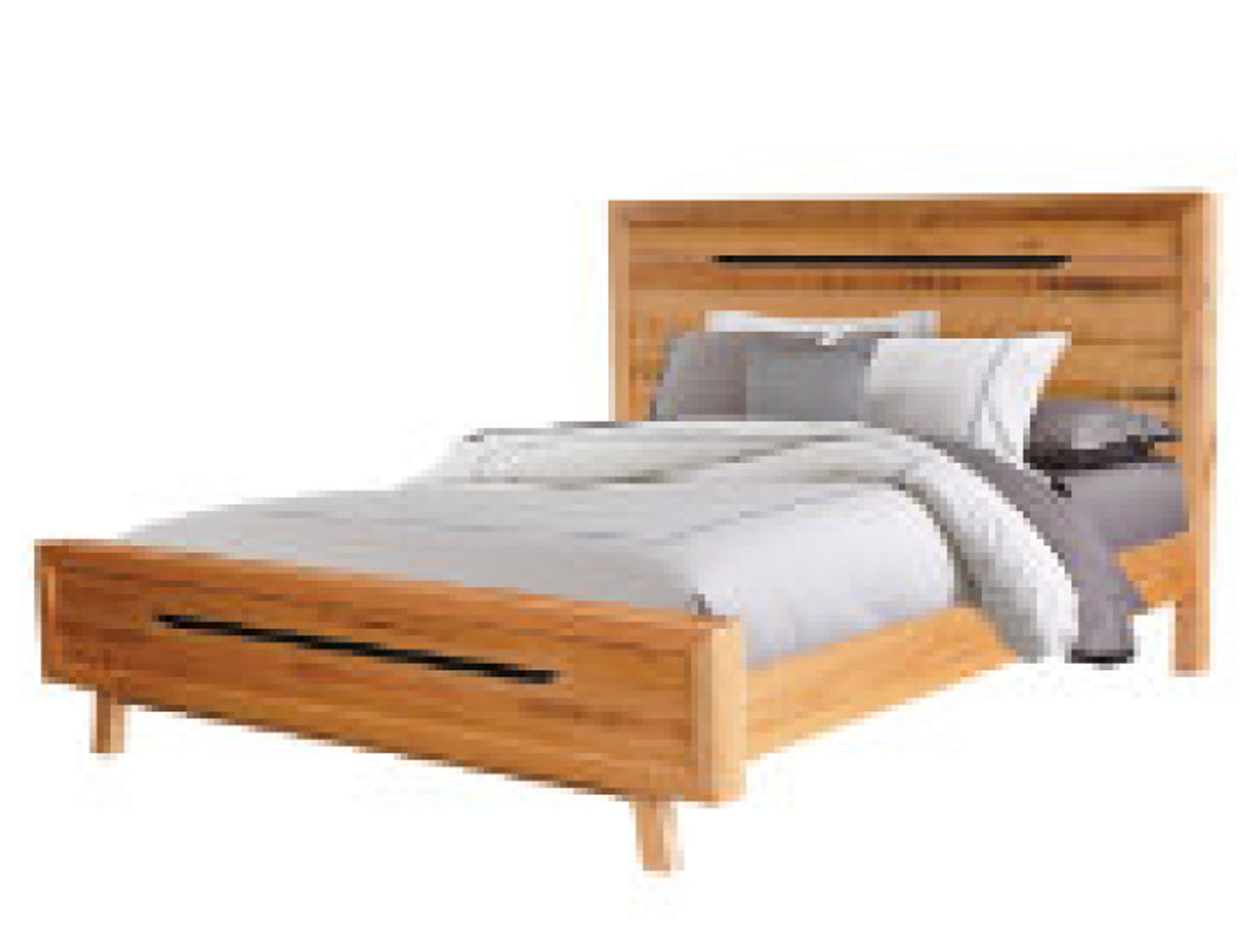 HERRERA QUEEN 4 PIECE (TALLBOY) BEDROOM SUITE - TASSIE OAK - ROUGH SAWN