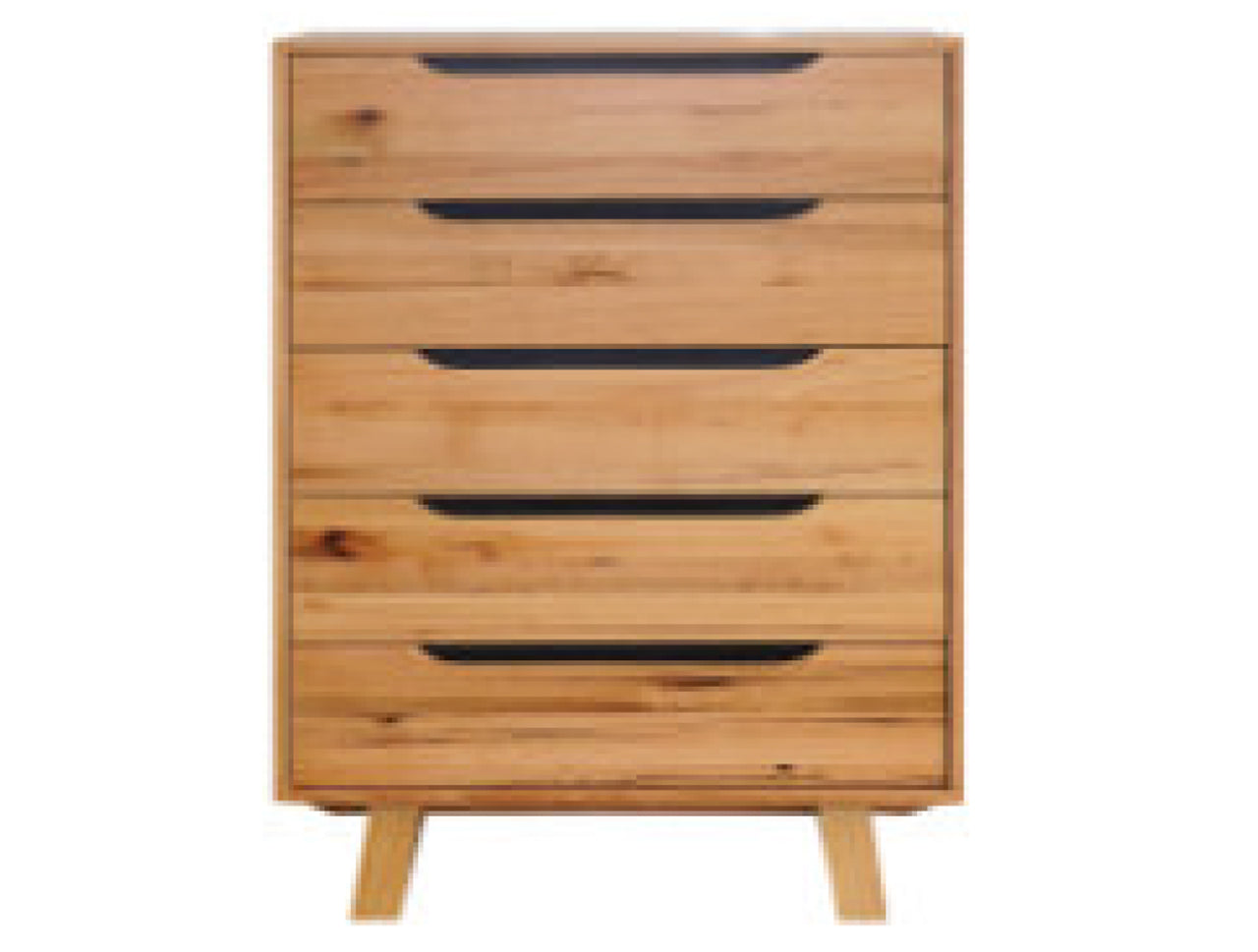 HERRERA QUEEN 4 PIECE (TALLBOY) BEDROOM SUITE - TASSIE OAK - ROUGH SAWN