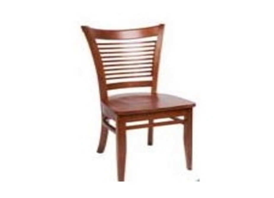 LOTUS DINING CHAIR WITH TIMBER SEAT (LOT CH 1PA T) - ANTIQUE OAK