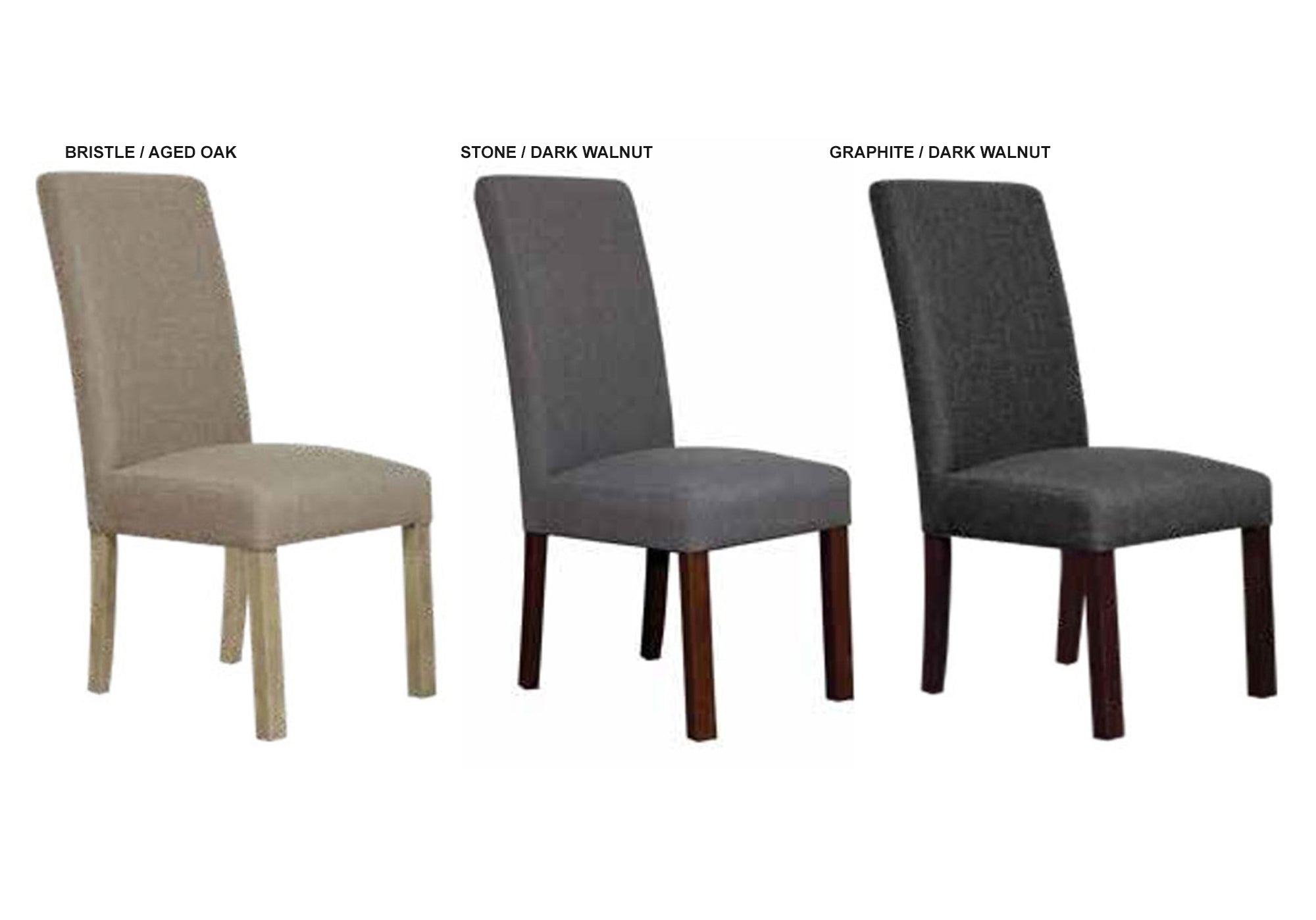 COOPER FABRIC DINING CHAIR COLLECTION - ASSORTED COLOURS