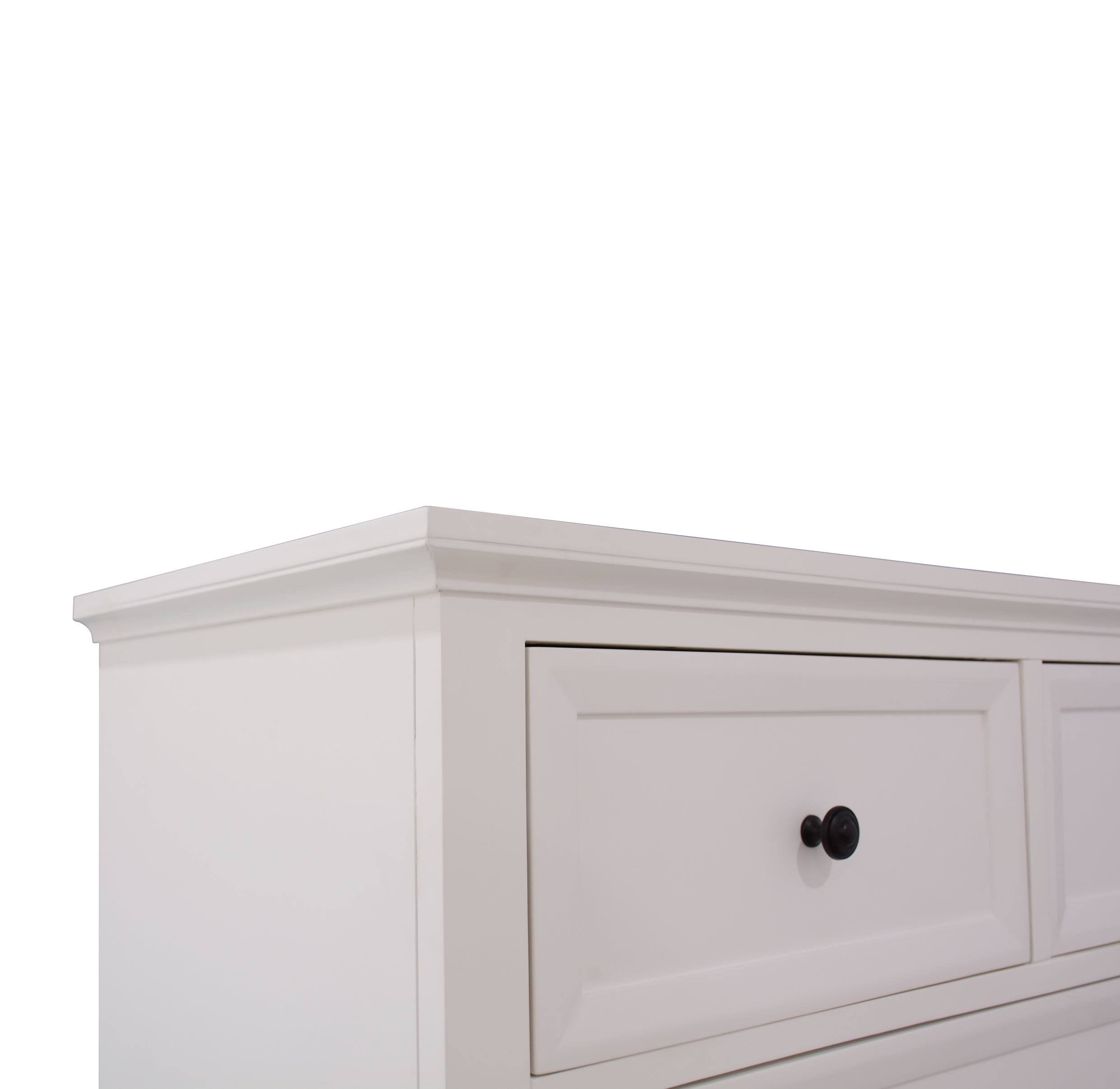 CHANELLE QUEEN 4 PIECE (TALLBOY) BEDROOM SUITE (22-9-5-14-14-1) - WHITE