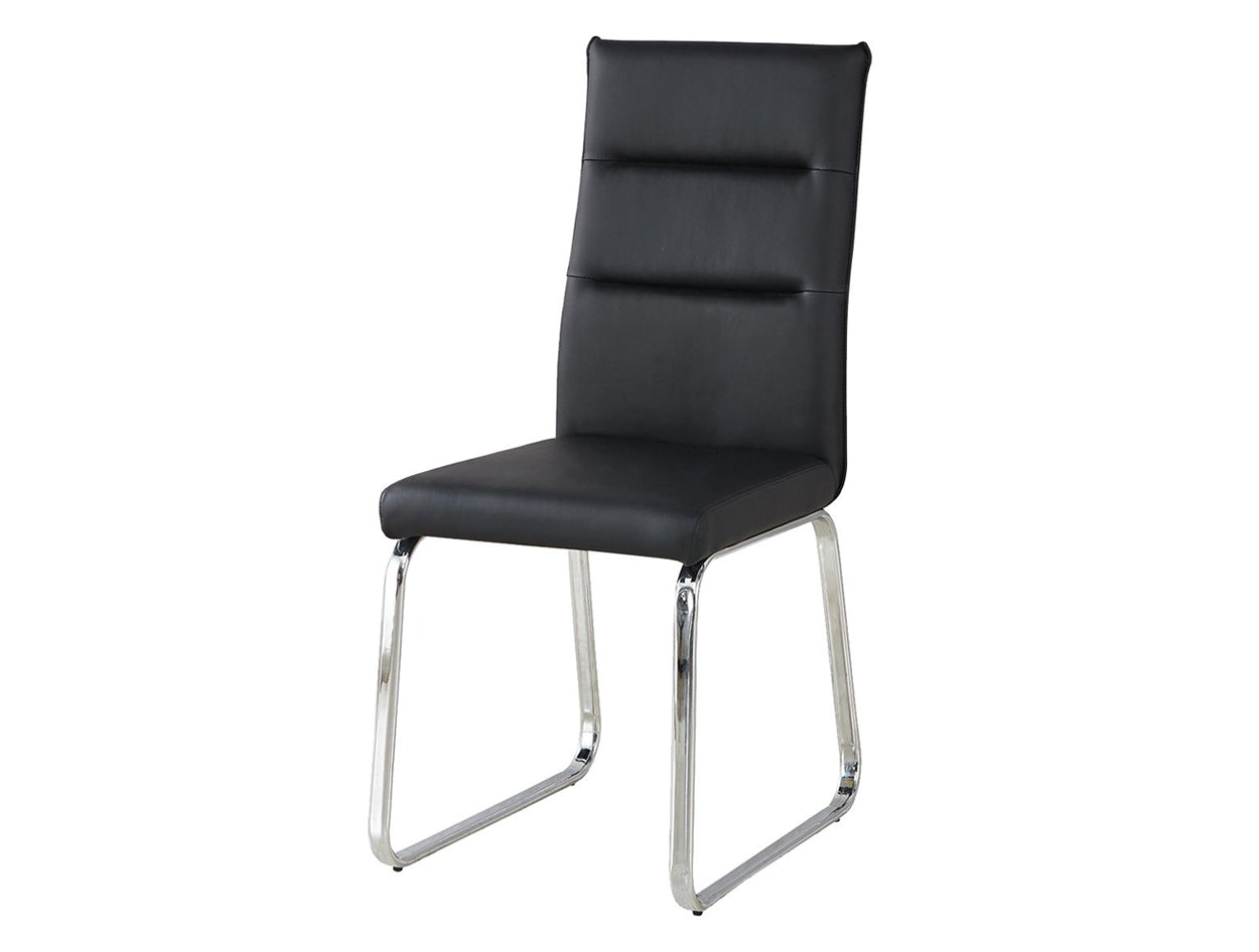 MELLANTHA (DC441) DINING CHAIR - BLACK & WHITE