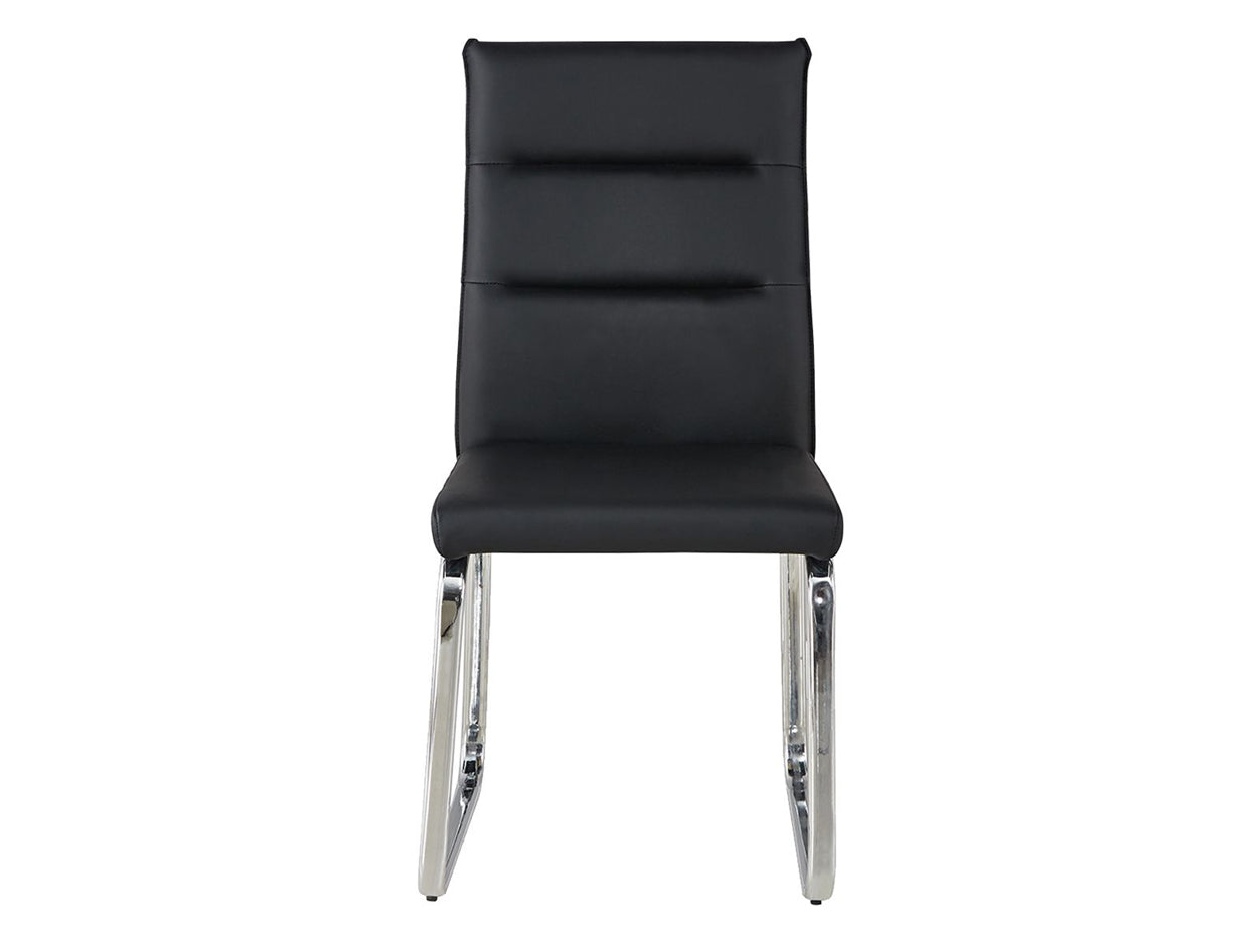 MELLANTHA (DC441) DINING CHAIR - BLACK & WHITE