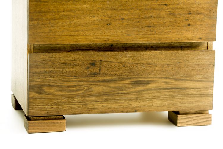 BROOKLYN QUEEN 4 PIECE TALLBOY BEDROOM SUITE - RUSTIC