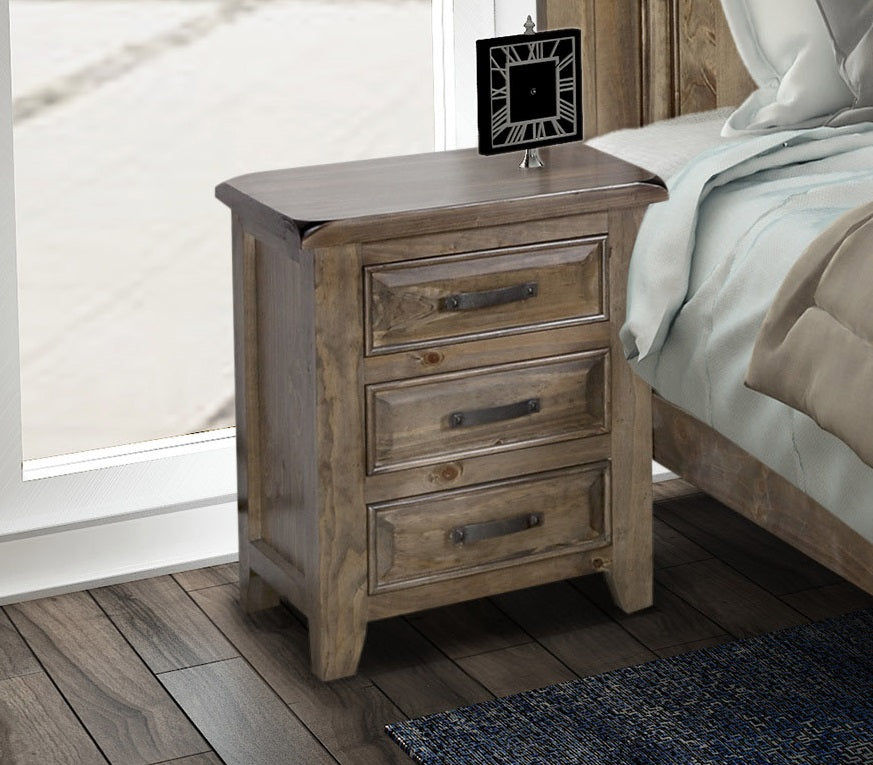 SYDNEYSIDE DOUBLE OR QUEEN 4 PIECE (TALLBOY) BEDROOM SUITE - GREY WASH (#501)
