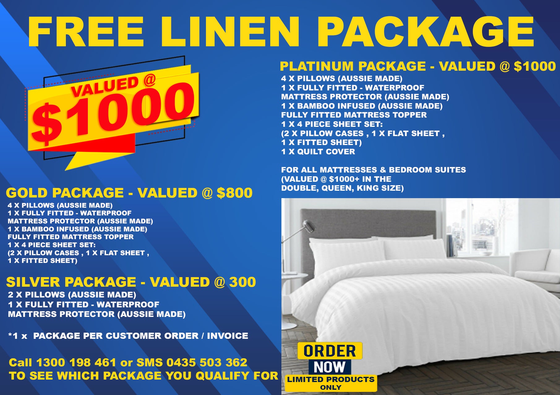 DOUBLE ULTIMATE EURO TOP WITH MEMORY FOAM + LATEX POCKET SPRING + 360 BOX SUPPORT MATTRESS - MEDIUM