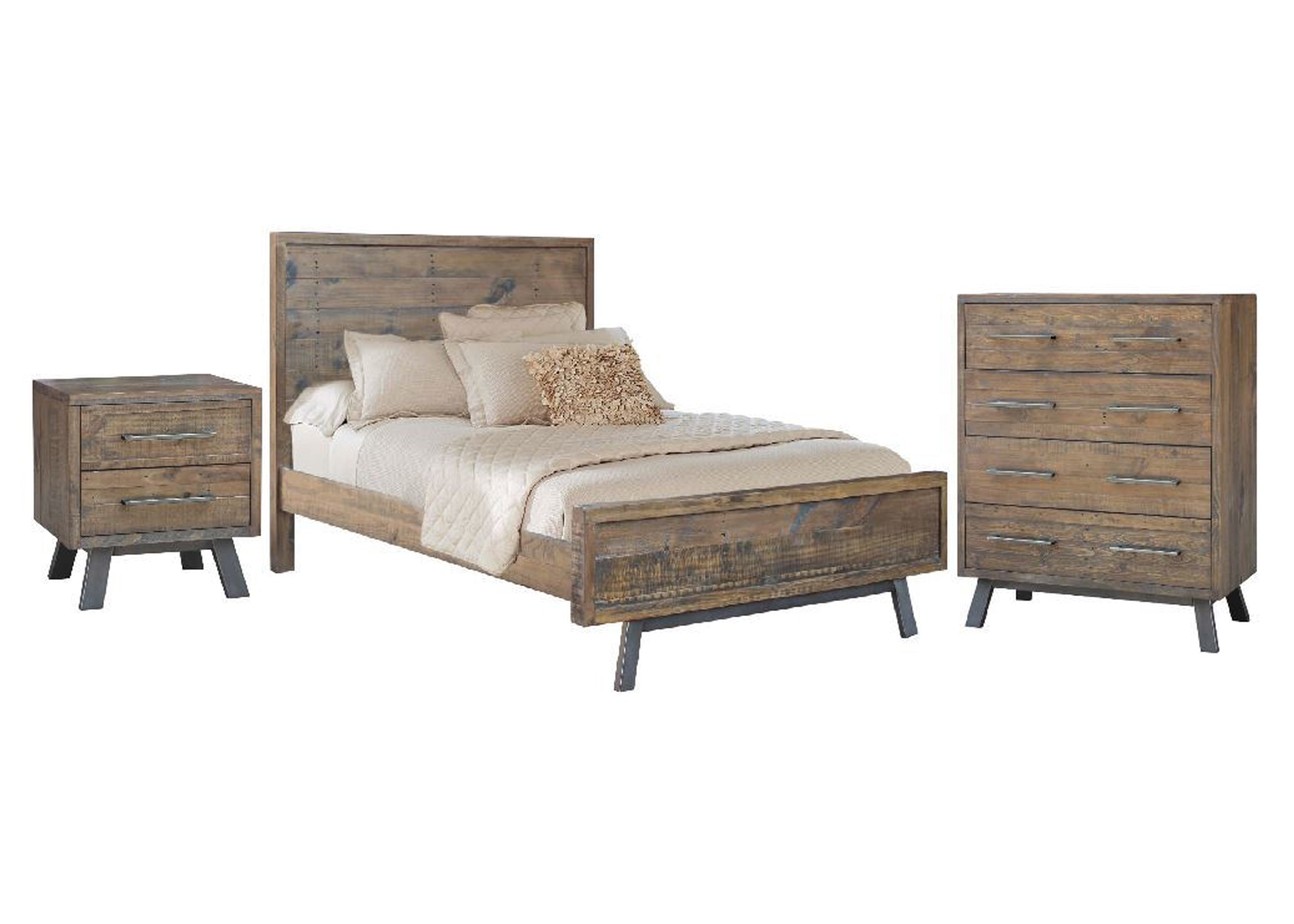  PATERSON KING 4  PIECE (TALLBOY ) BEDROOM SUITE - HERITAGE WHARF