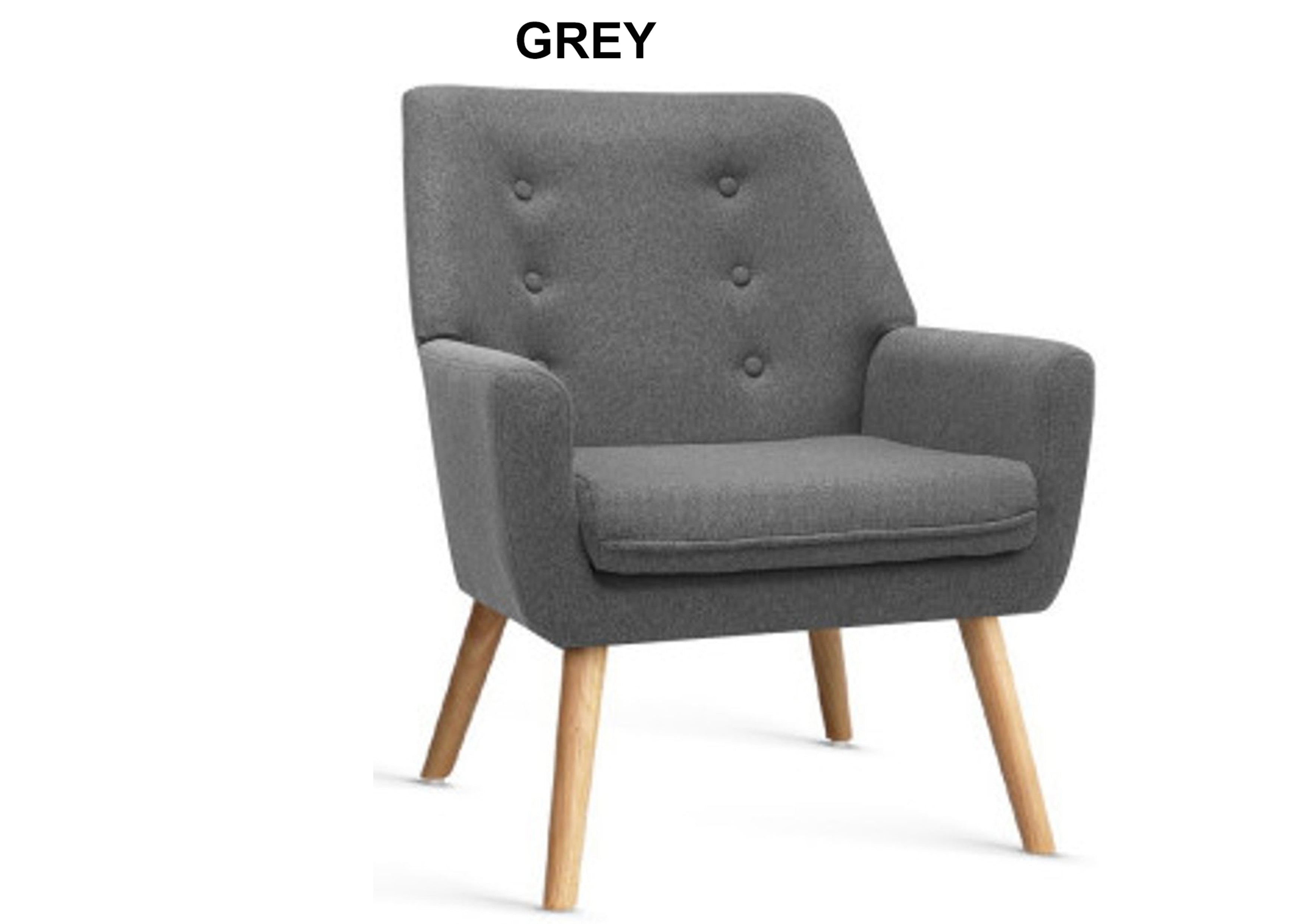 ROSANNE ARMCHAIR TUB SINGLE DINING CHAIR - ASSORTED COLOURS