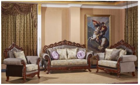 DIETHER SOFA FABRIC LOUNGE SUITE 3+1+1 - AS PICTURED