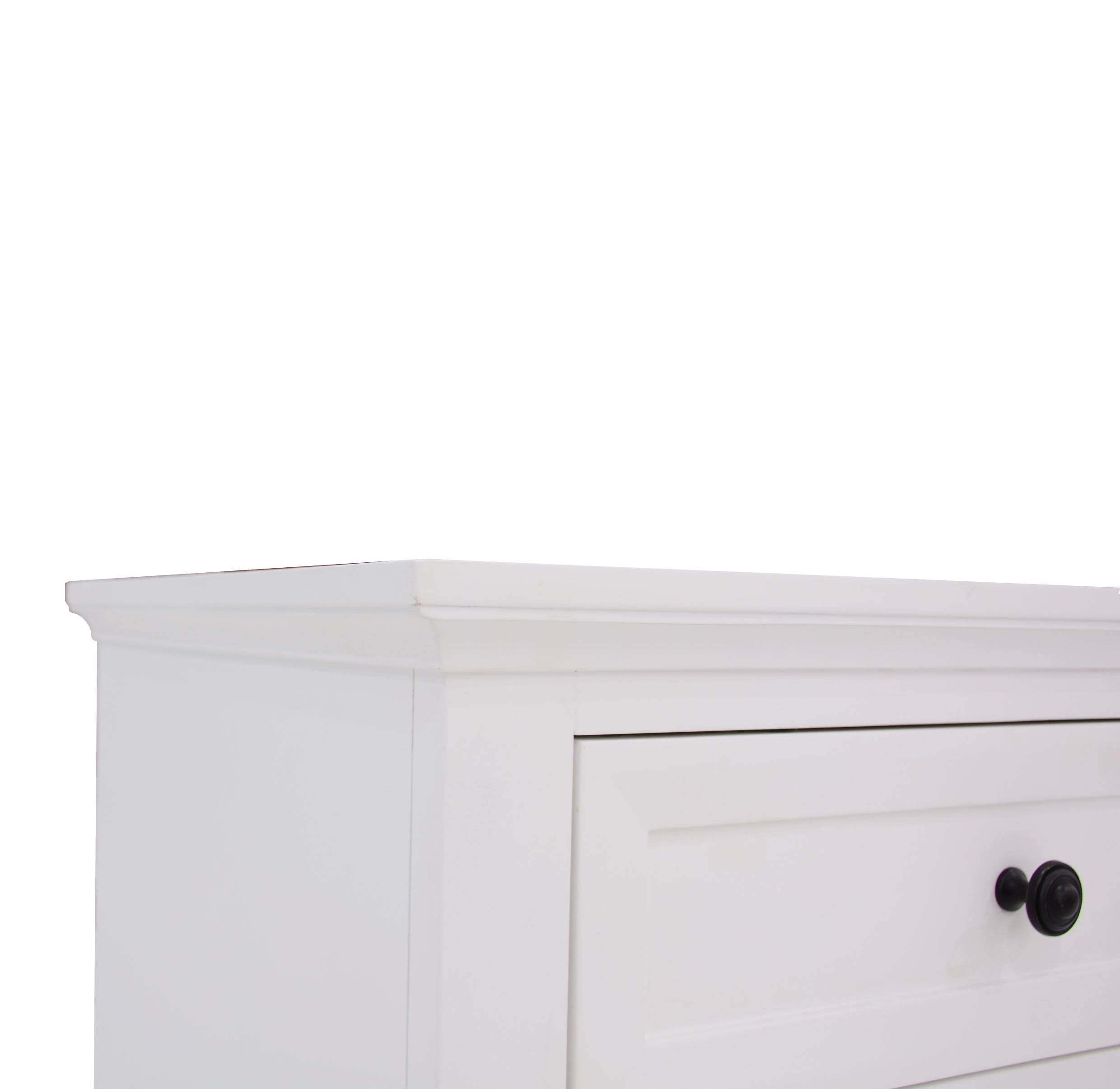 CHANELLE QUEEN 4 PIECE (TALLBOY) BEDROOM SUITE (22-9-5-14-14-1) - WHITE