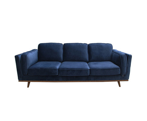 NAILAH 3 + 2 + 1 SEATER FABRIC  SOFA  LOUNGE SET - BLUE