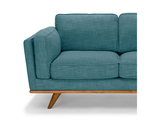 NAILAH 3 + 2 SEATER FABRIC  SOFA  LOUNGE SET - TEAL