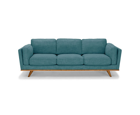 NAILAH 3 + 2 SEATER FABRIC  SOFA  LOUNGE SET - TEAL