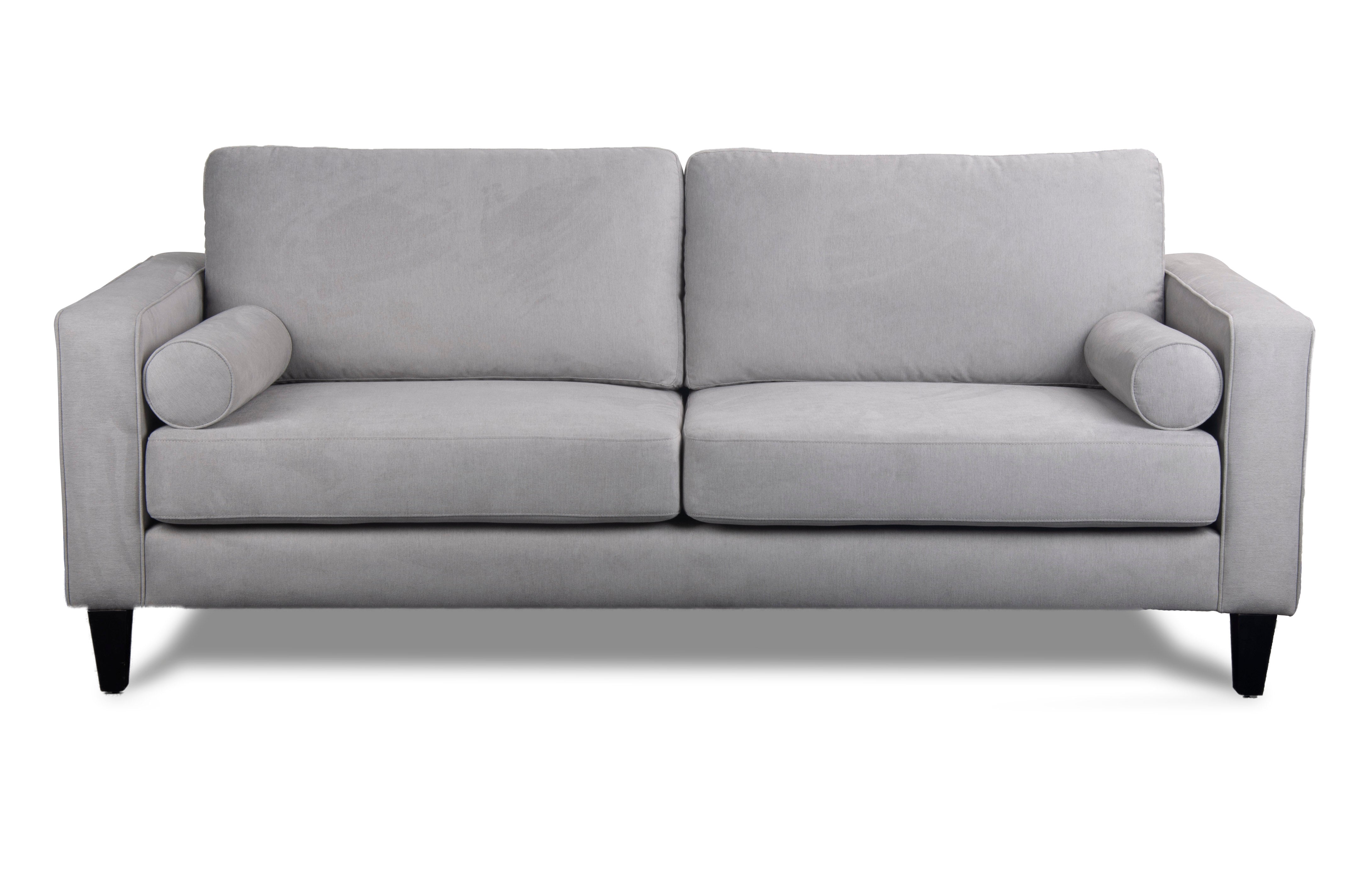 EDEN 3 SEATER SOFA WITH BOLSTERS - 2140(W) x 880(D) - NOUGET