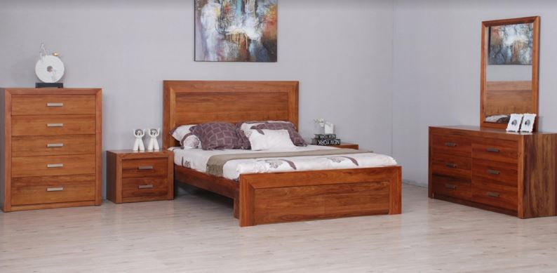 MANDANI KING  6 PIECE (THE LOT)  BEDROOM SUITE - (MODEL-23-5-12-12-9-14-20-15-14)  - AS PICTURED