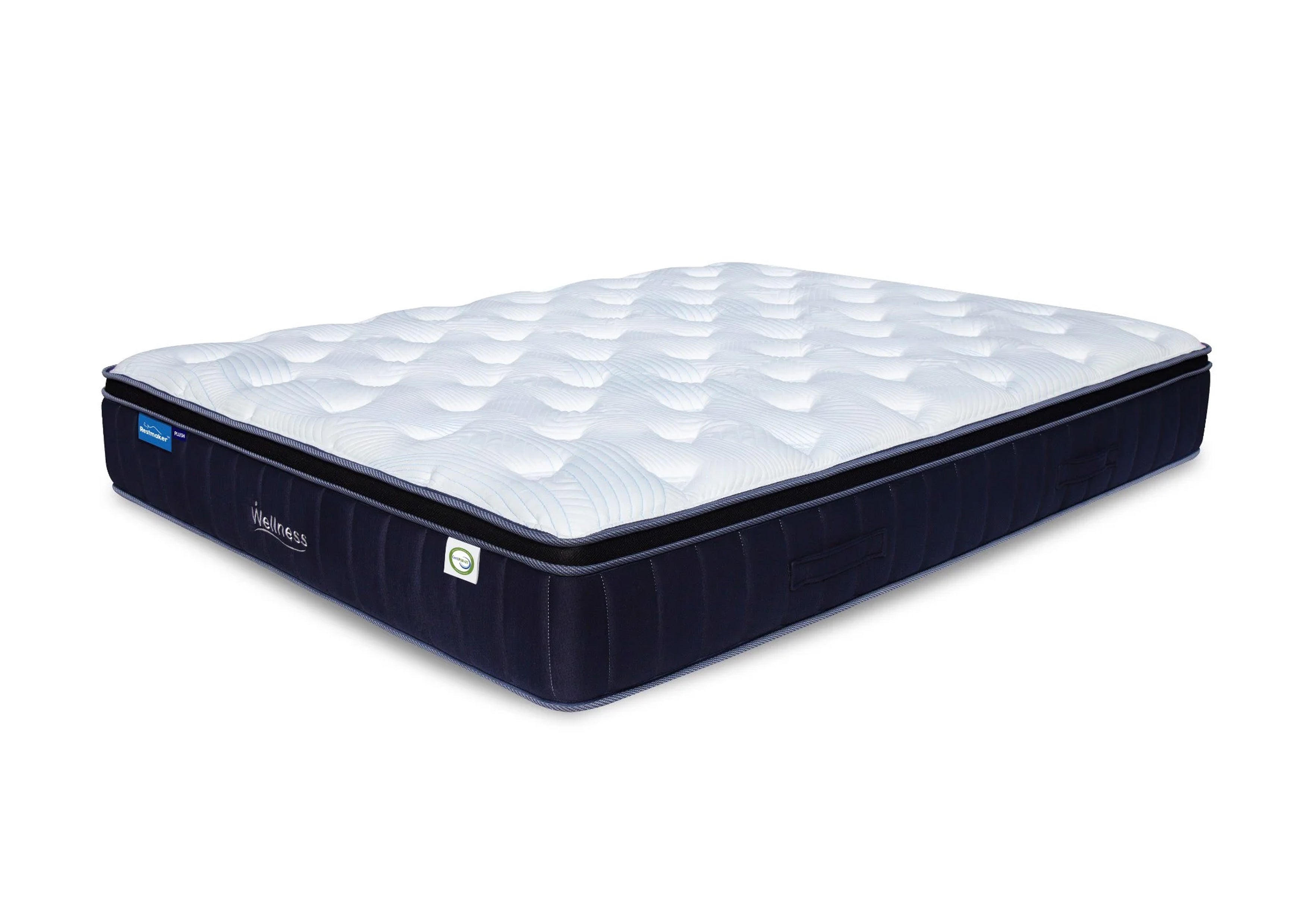 DOUBLE WELLNESS EURO TOP POCKET SPRING MATTRESS WITH 360 FOAM BOX (IN A BOX) - MEDIUM