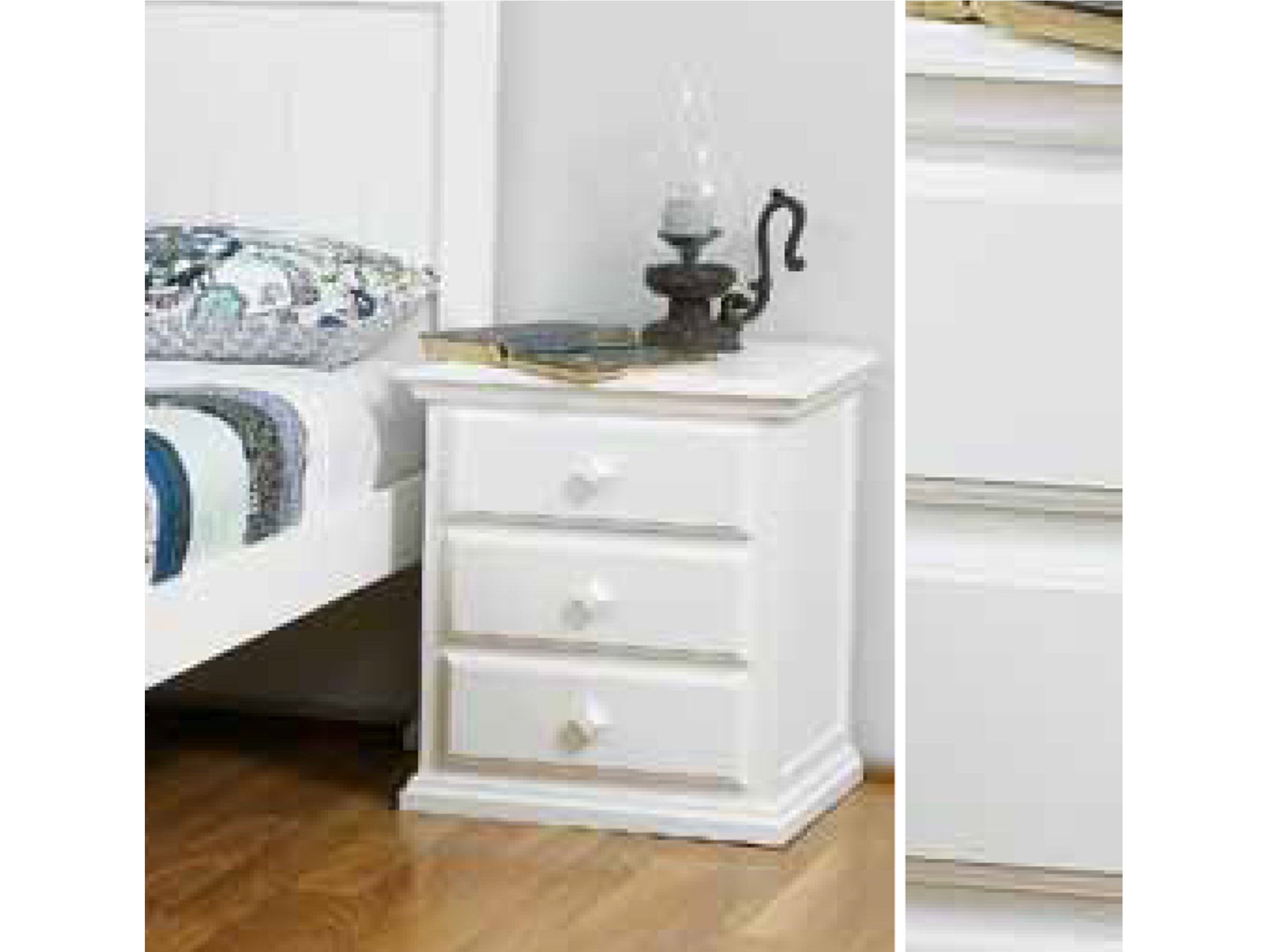 DOUBLE OR QUEEN ANNISTON (AUSSIE MADE) 4 PIECE (TALLBOY) BEDROOM SUITE - ASSORTED PAINTED COLOURS