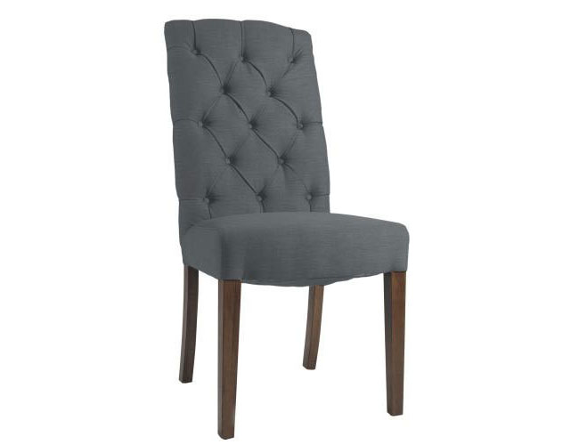 FELICE (V-1041) LINEN DINING CHAIR - BEIGE