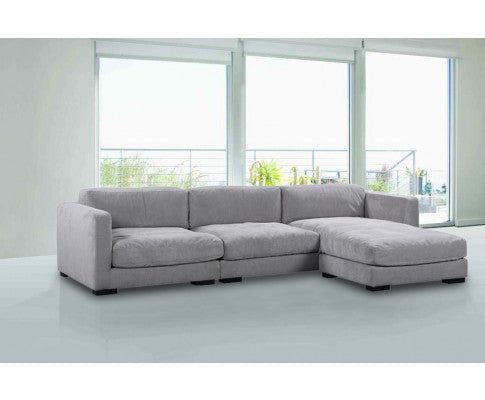 ZELDA 3 SEATER CORNER SOFA WITH REVERSIBLE CHAISE - AS PICTURED