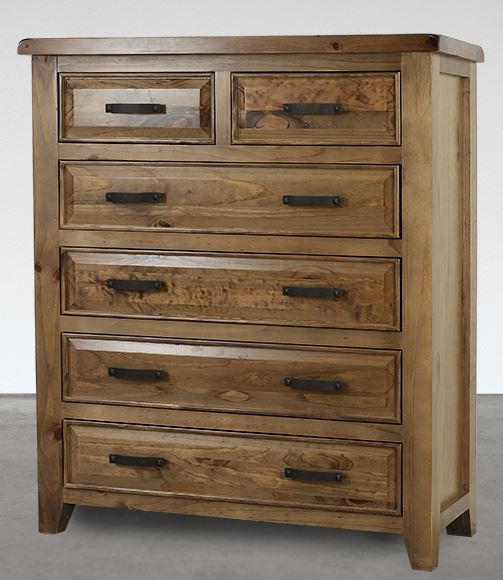 SYDNEYSIDE DOUBLE OR QUEEN 4 PIECE (TALLBOY) BEDROOM SUITE - GREY WASH (#501)